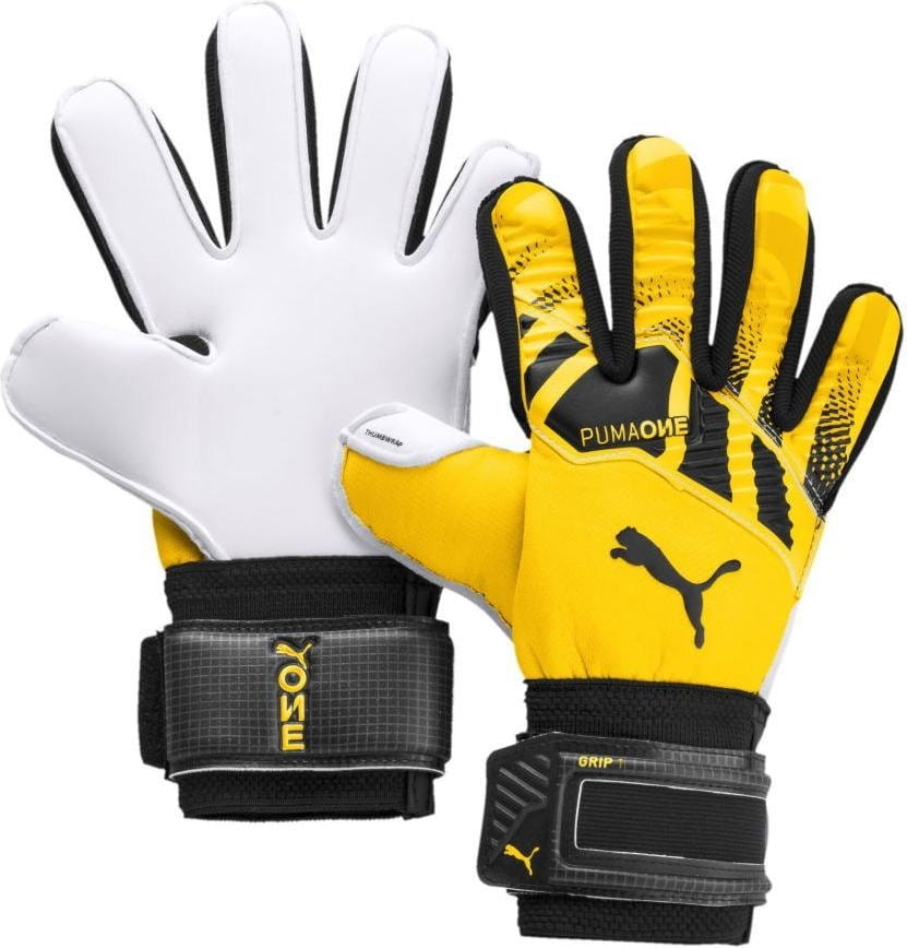 Goalkeeper's gloves Puma ONE GRIP 1 RC TW JR