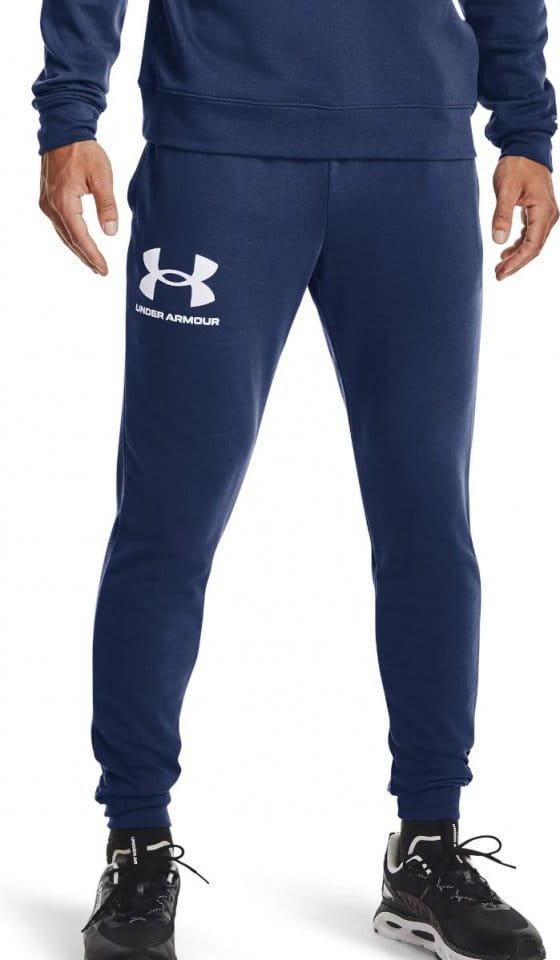 Pants Under Armour UA RIVAL TERRY JOGGER-BLU