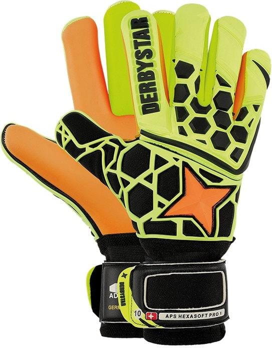 Goalkeeper's gloves Derbystar APS Hexasoft Pro 1
