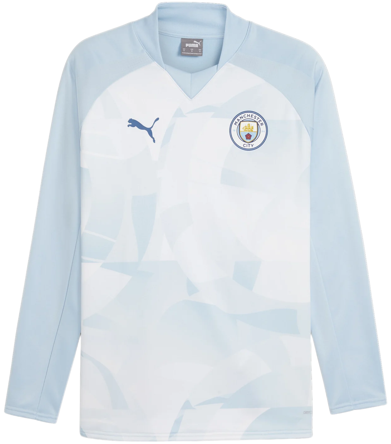 Long-sleeve T-shirt Puma Manchester City Pre-match Sweatshirt 2023/24