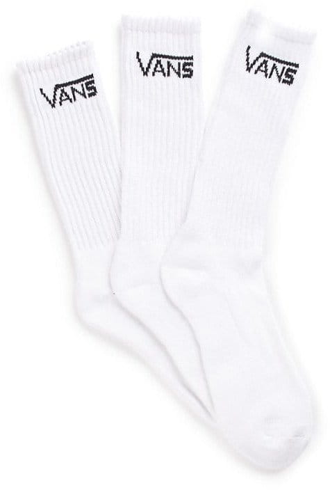 Socks Vans MN CLASSIC CREW (6.5-9, 3PK) White