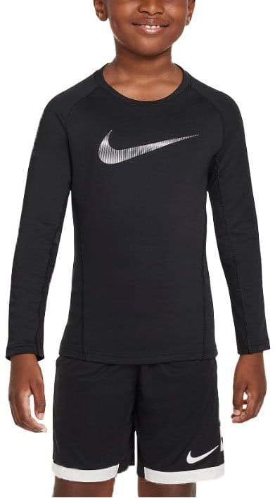 Long-sleeve T-shirt Nike Pro Warm Crew Sweatshirt Kids