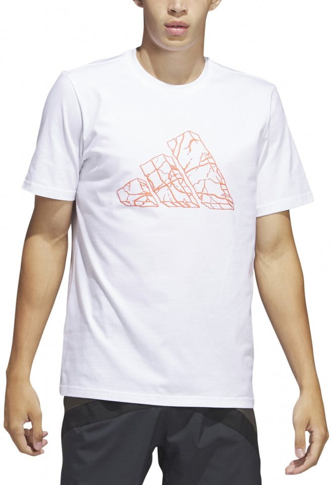 T-shirt adidas PASS ROCK G T WHITE