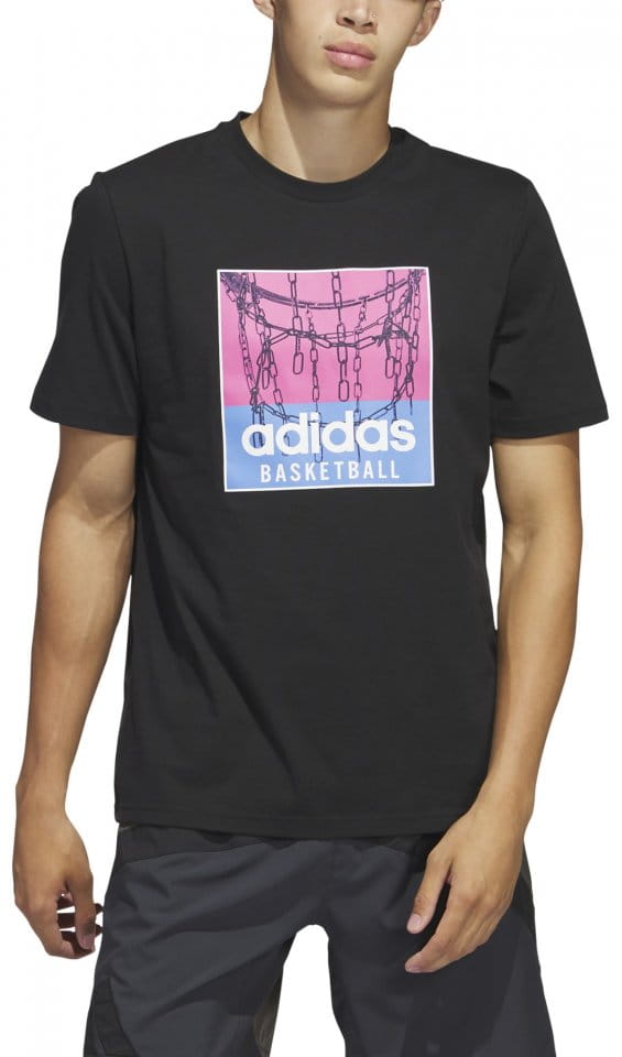 T-shirt adidas CHAIN NET G T BLACK
